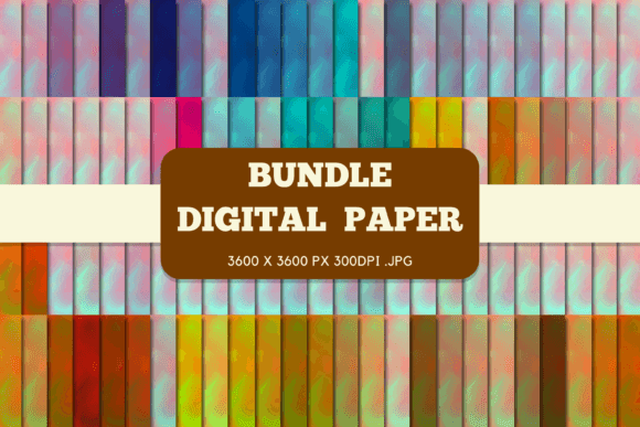 Abstract Vintage Digital Papers Bundle