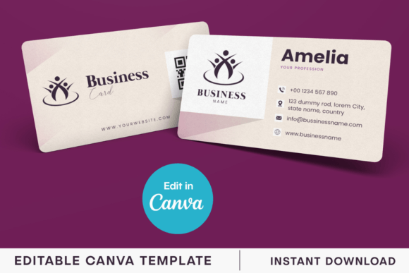 Attractive Canva Business Card Template: A Practical Solution for Professional Branding