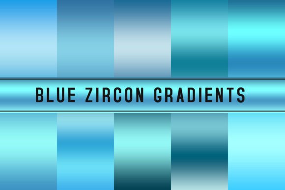Blue Zircon Gradients: Enhancing Creative Projects with Modern Color Transitions