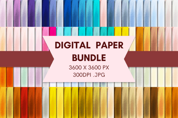 Charcoal Retro Bundle Digital Papers 4