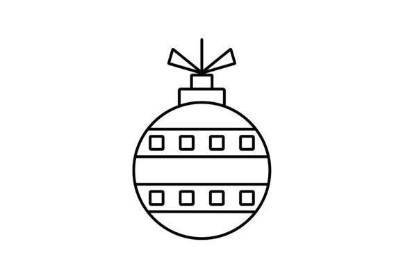Christmas Ball SVG for Creative Projects