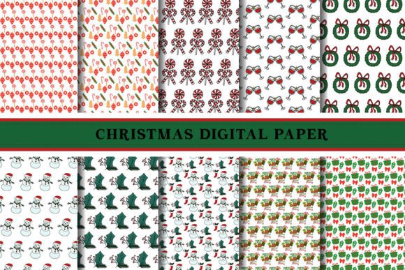 Christmas Digital Paper Pattern: A Versatile Resource for Creative Projects