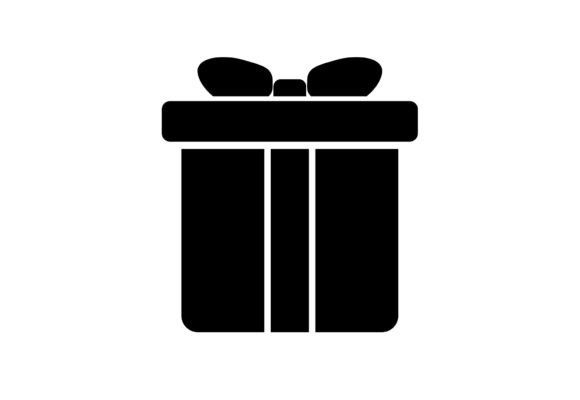 Christmas Present Box Artwork for Creative Projects