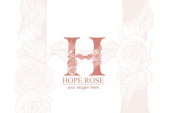Creating an H Logo with a Floral Monogram Style: A Modern Approach