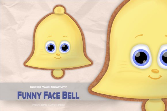 Funny Face Bell - Cartoon Character