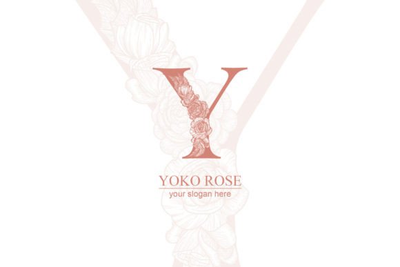 The Y Logo: A Modern Monogram in Floral Style for Professionals and Creators