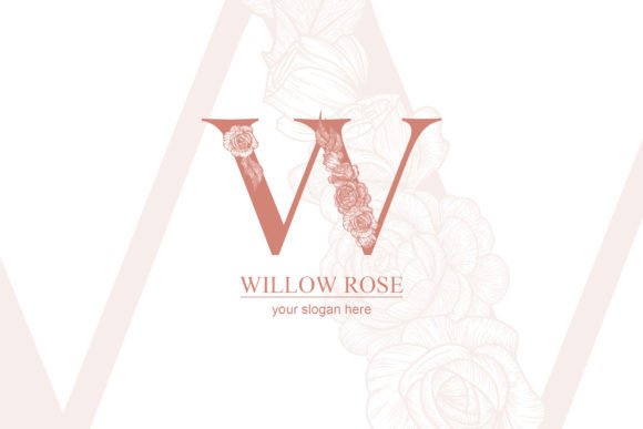W Logo, Letter W Monogram, Style – Floral: A Versatile Design for Modern Branding